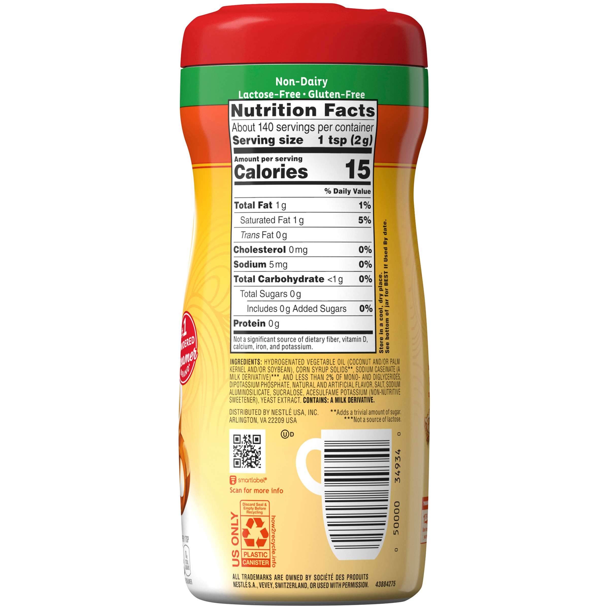 Coffee-mate Sugar Free Powder Creamer Nestle