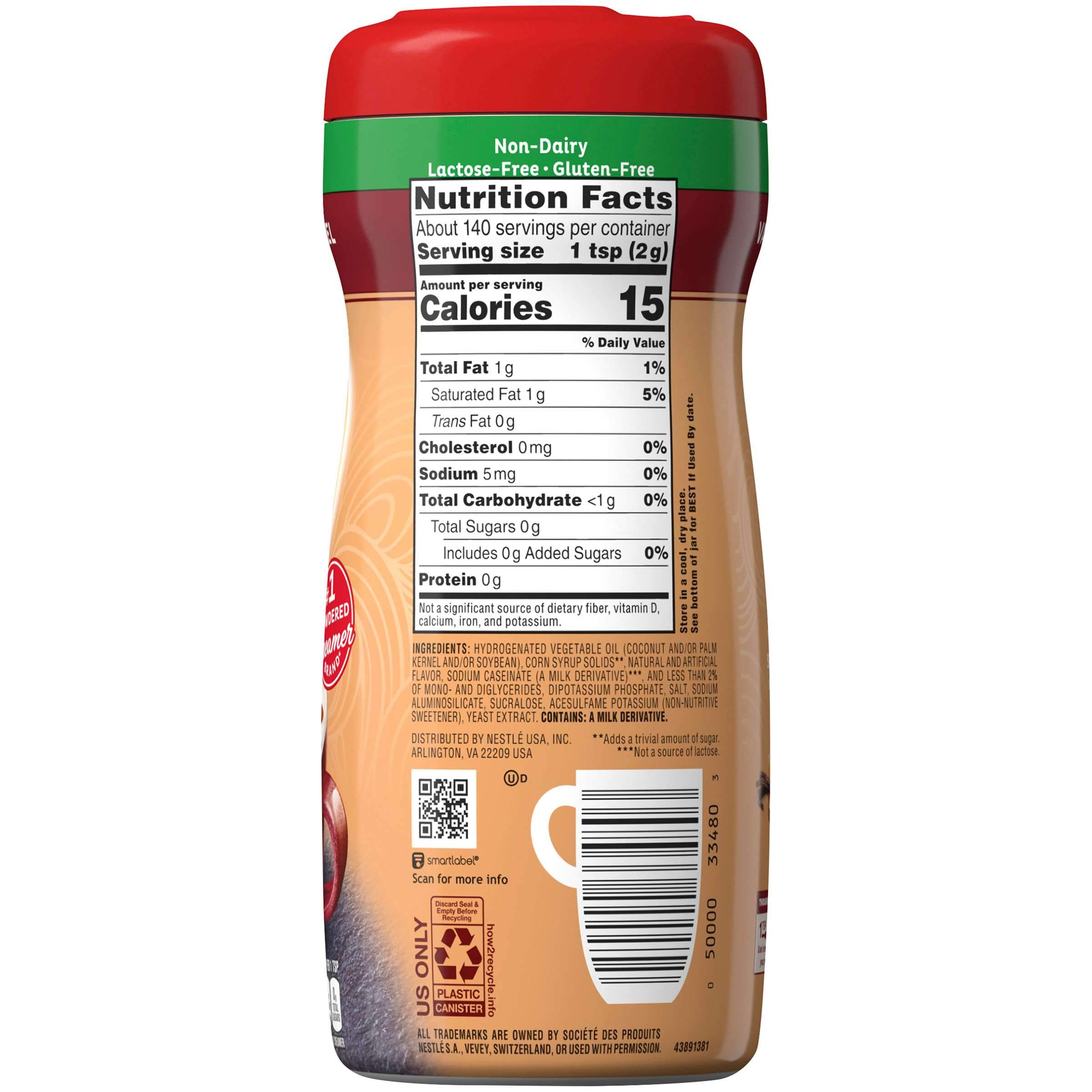 Coffee-mate Sugar Free Powder Creamer Nestle