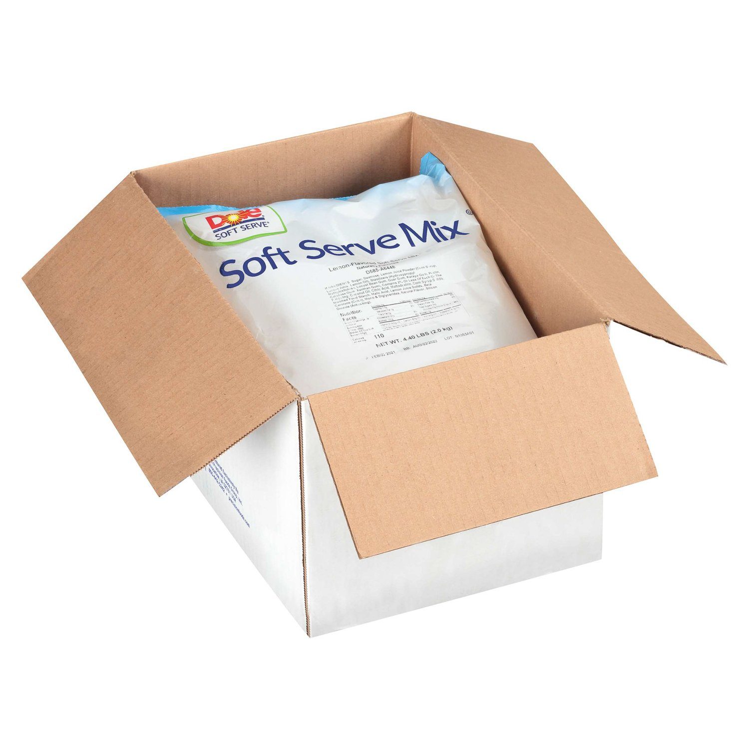 Dole Soft Serve Mix Dole Lemon 4.4 lb-4 Count