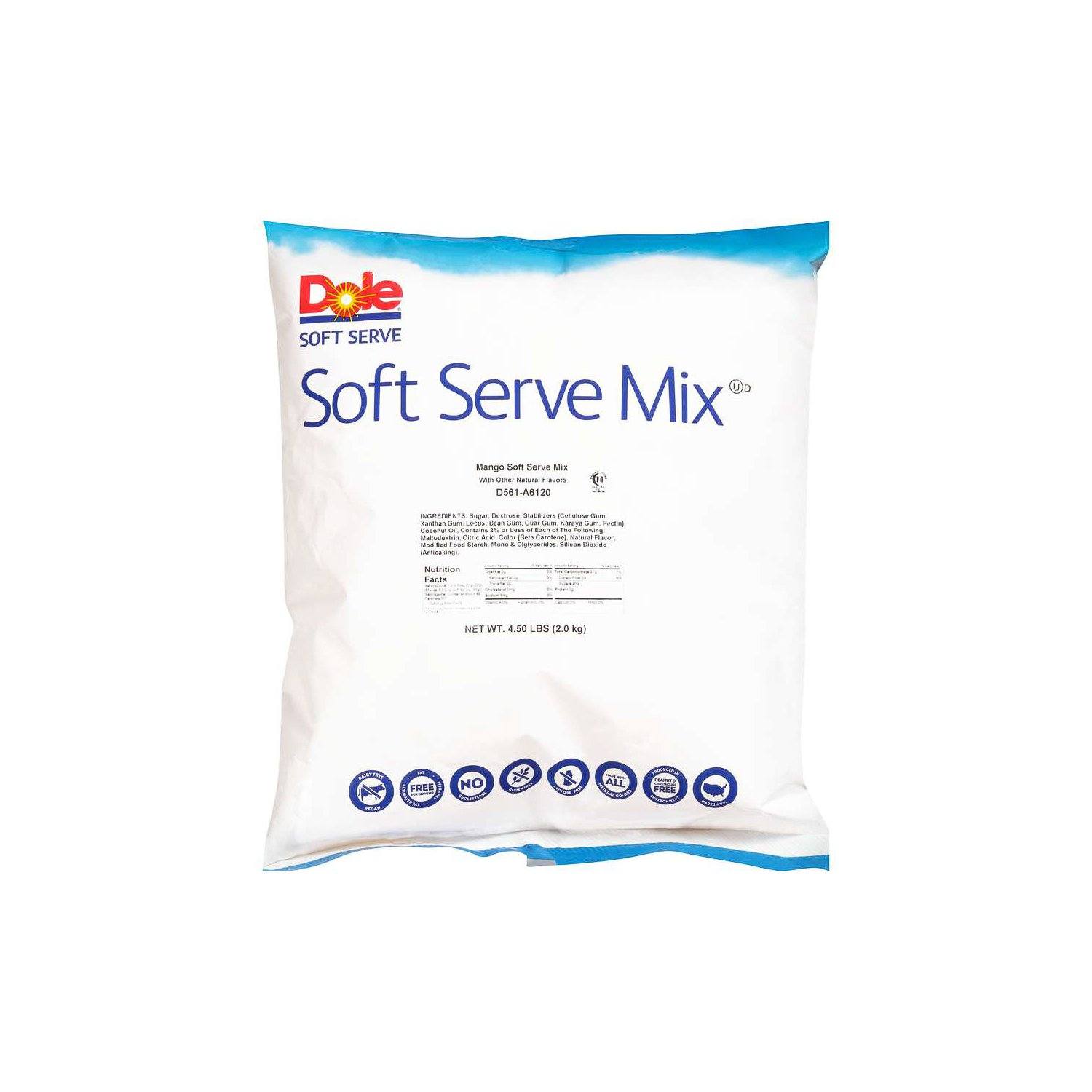 Dole Soft Serve Mix Dole Mango 4.5 Pound