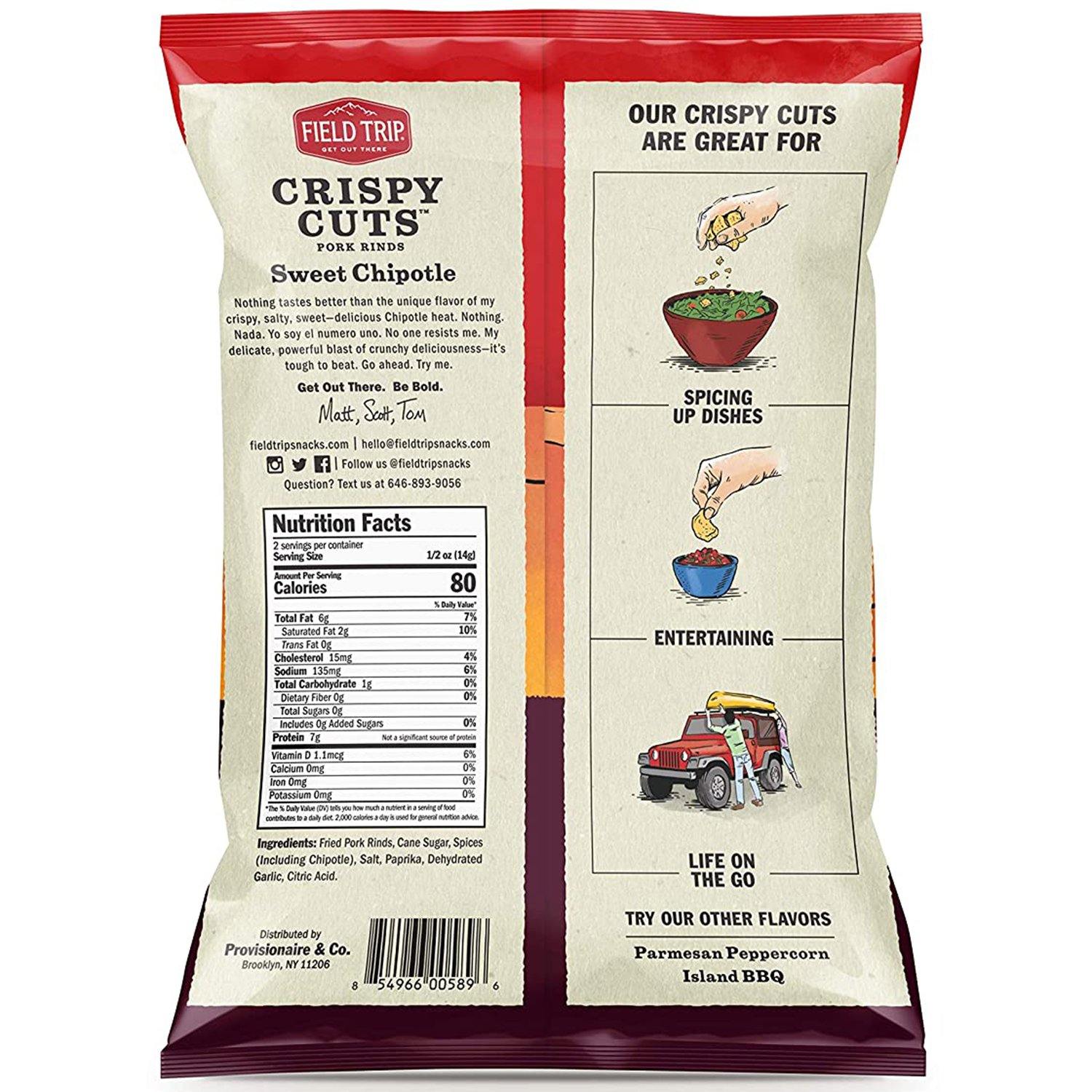 Field Trip Crispy Cuts Pork Rinds Field Trip Snacks