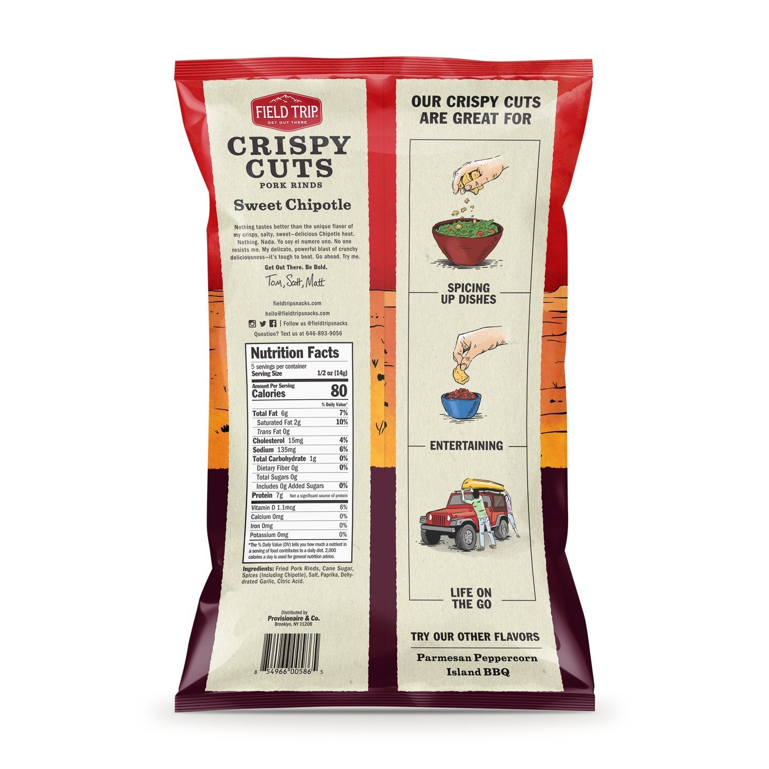 Field Trip Crispy Cuts Pork Rinds Field Trip Snacks