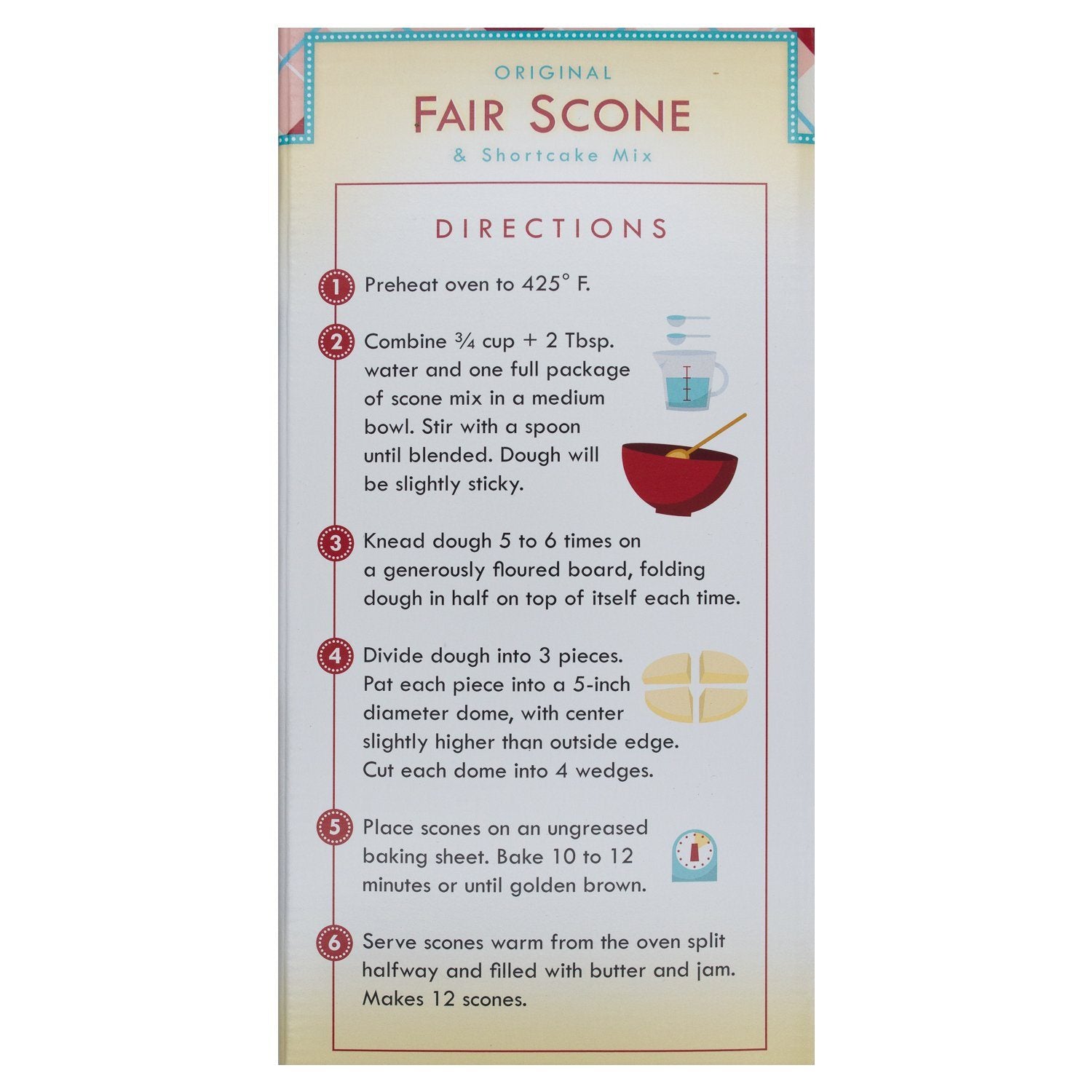 Fisher Original Fair Scone & Shortcake Mix Fisher