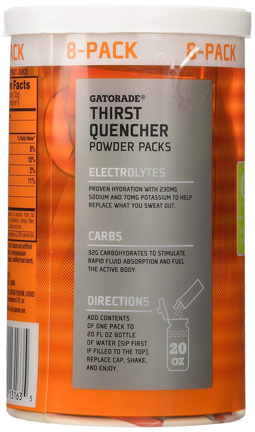 Gatorade Thirst Quencher Powder Packs Gatorade