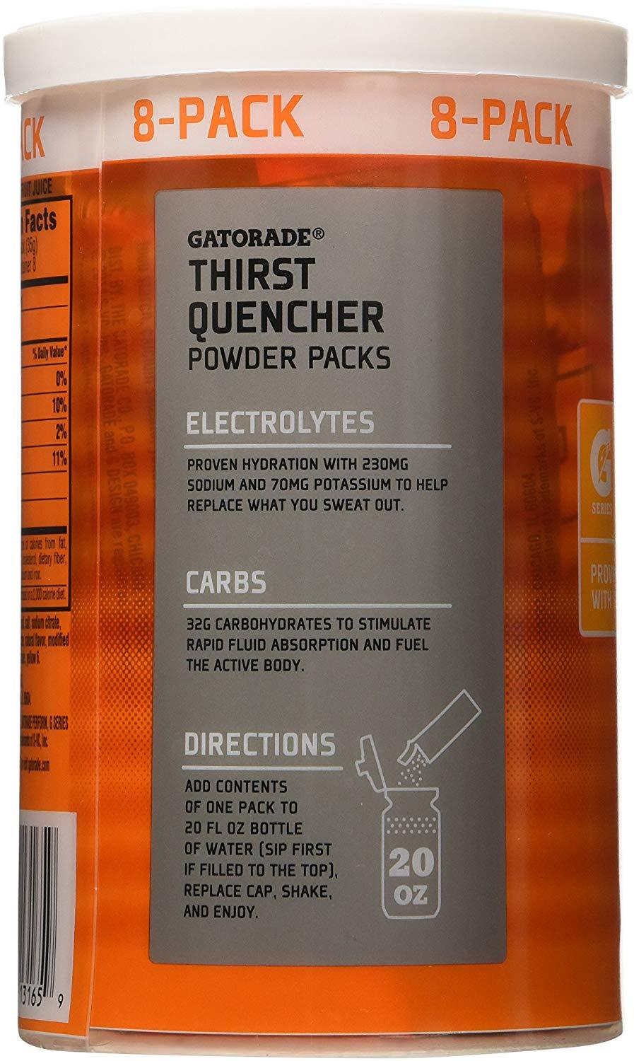 Gatorade Thirst Quencher Powder Packs Gatorade