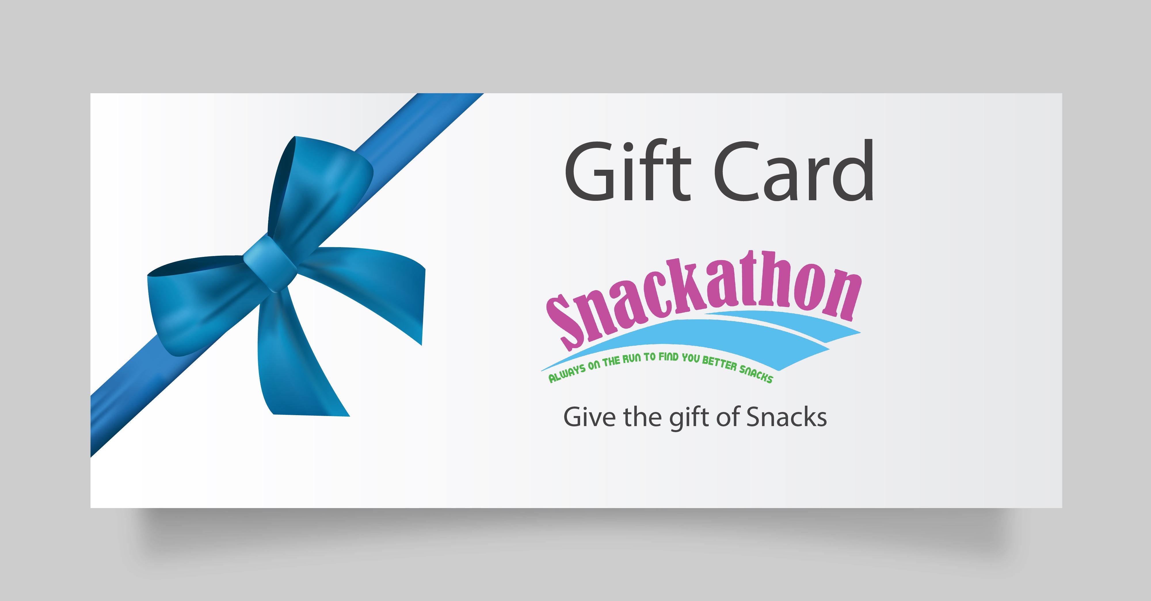 Gift Card Gift Card Snackathon Foods $10.00 USD