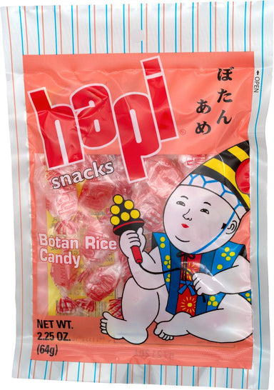 Hapi Botan Rice Candy Hapi 2.25 Ounce