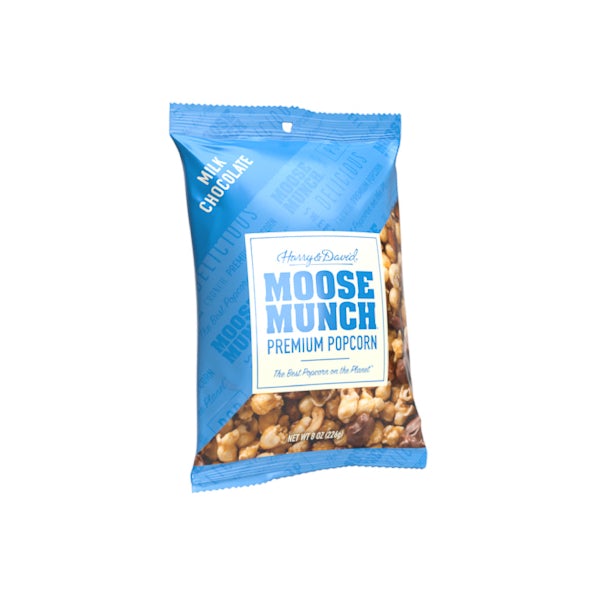 Harry & David Moose Munch Premium Popcorn Meltable Harry & David Milk Chocolate 8 Ounce