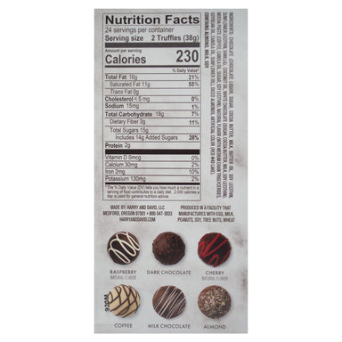 Harry & David Signature Chocolate Truffles Meltable Harry & David