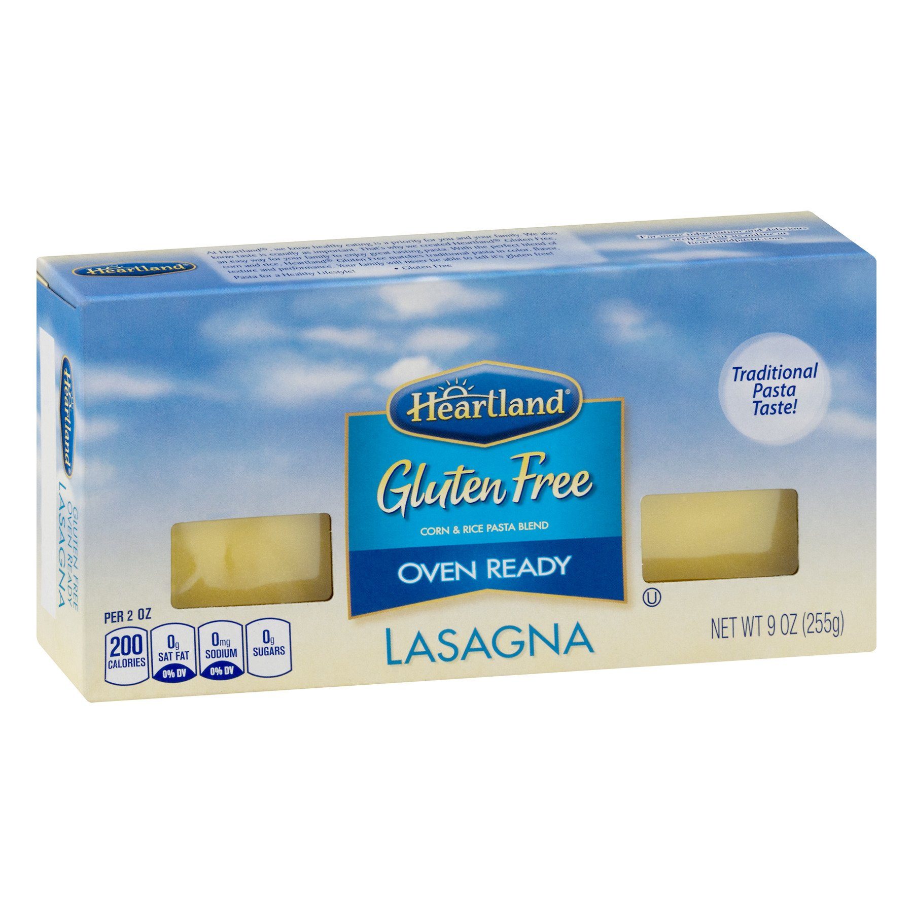 Heartland Gluten Free Oven Ready Lasagna Heartland