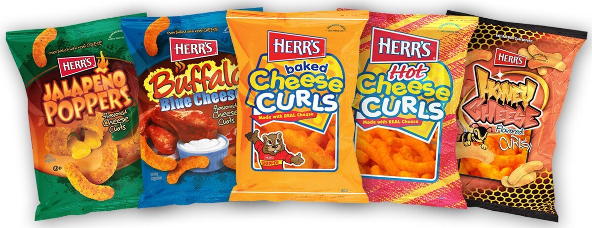 Herr's Flavored Cheese Curls Herr's