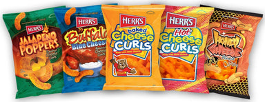 Herr's Flavored Cheese Curls Herr's