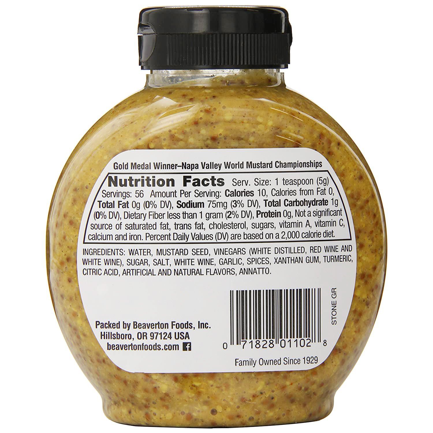 Inglehoffer Mustard Beaverton Foods