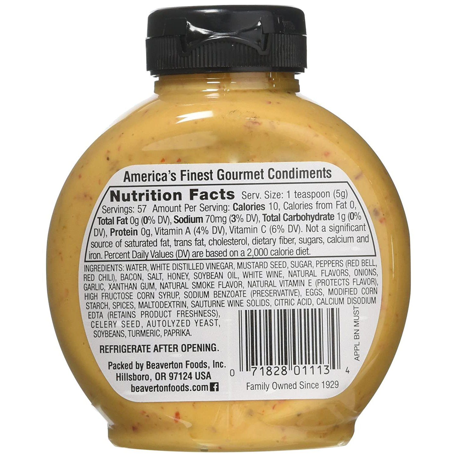 Inglehoffer Mustard Beaverton Foods