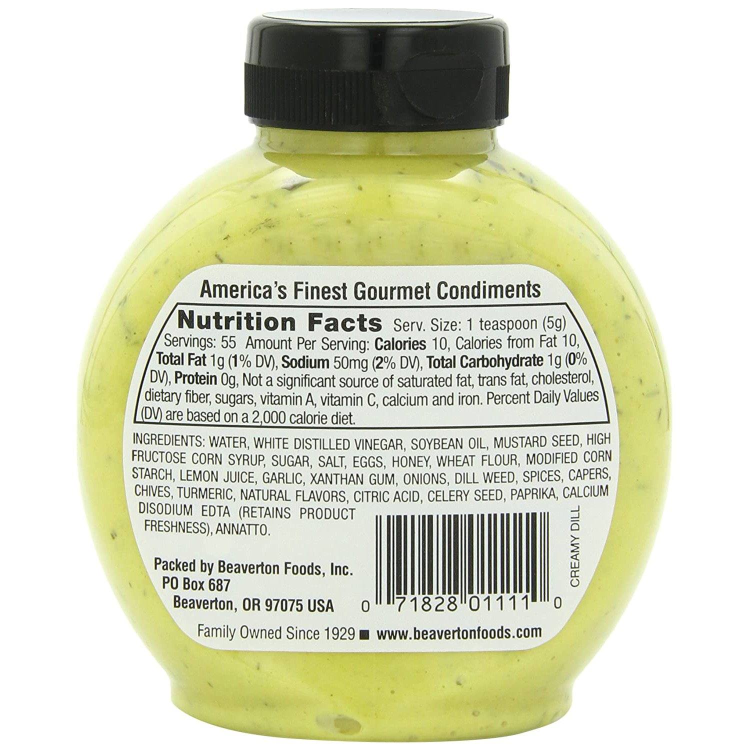 Inglehoffer Mustard Beaverton Foods