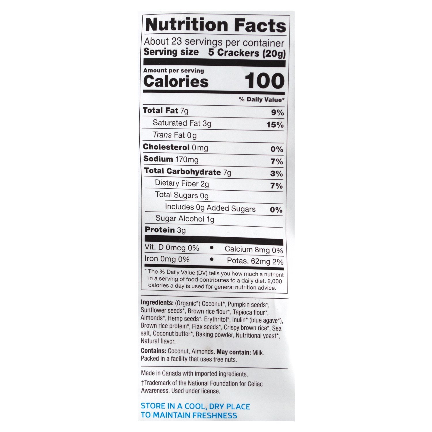 Innofoods Crackers Innofoods