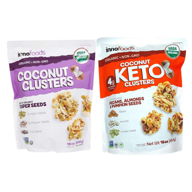 InnoFoods Organic Coconut Clusters InnoFoods