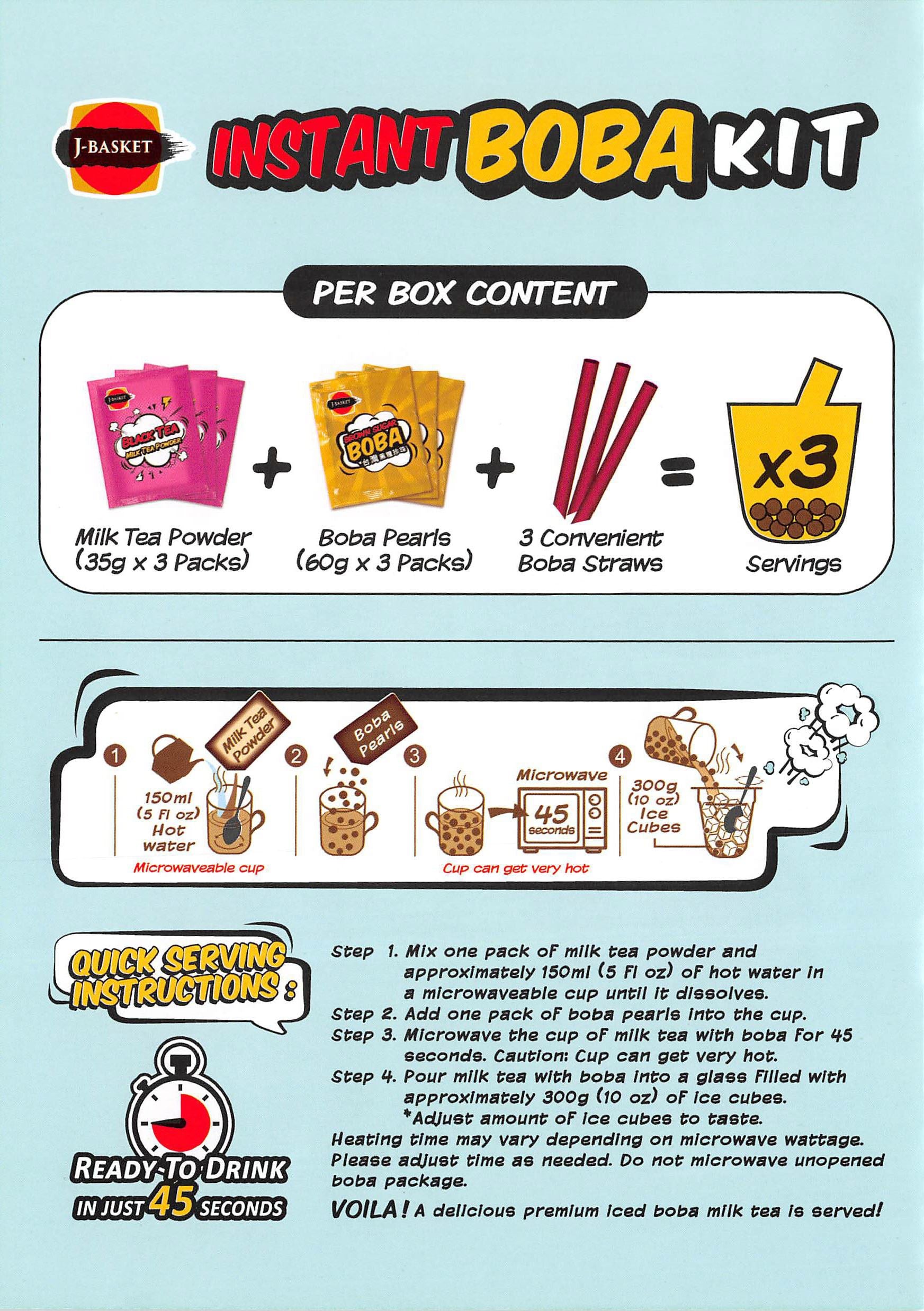 Instant Boba Kit Snackathon Foods