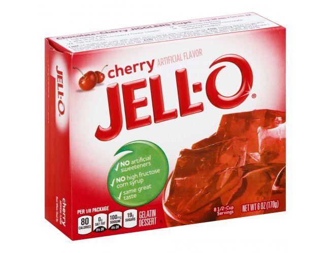 Jell-O Gelatin Mix Jell-O Cherry 6 Ounce