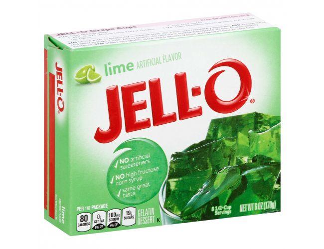 Jell-O Gelatin Mix Jell-O Lime 6 Ounce