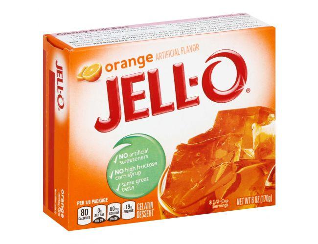 Jell-O Gelatin Mix Jell-O Orange 6 Ounce
