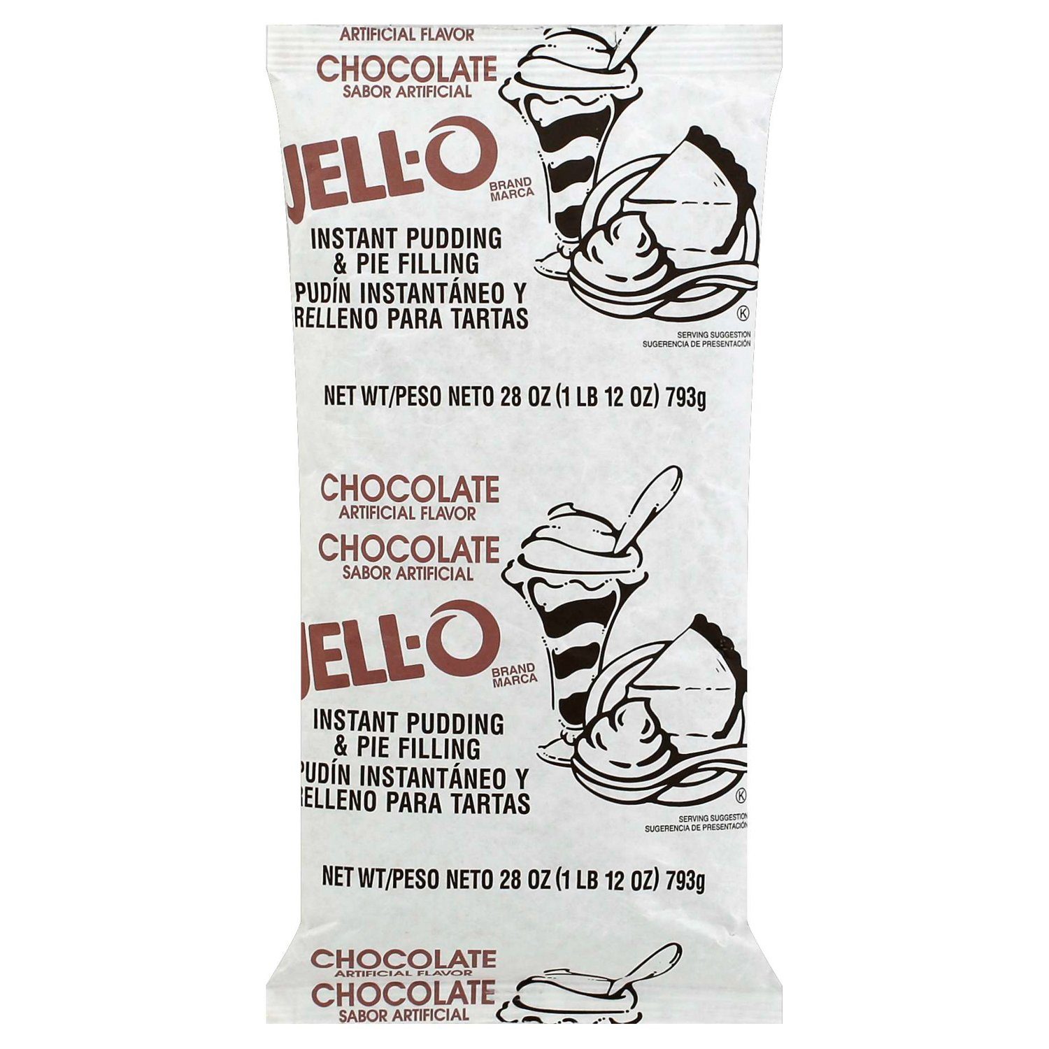 Jell-O Instant Pudding & Pie Filling Mixes Jell-O Chocolate 28 Ounce