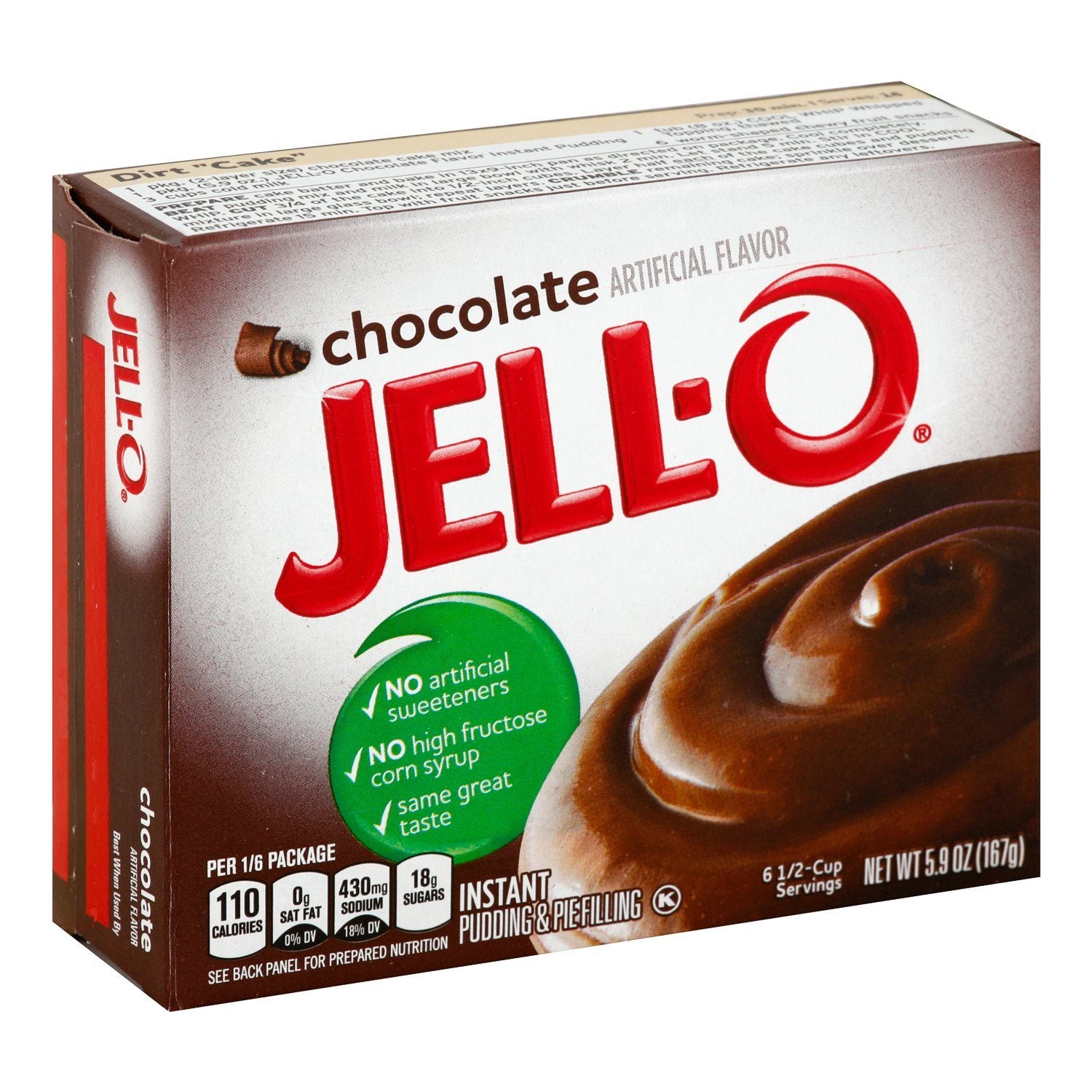 Jell-O Instant Pudding & Pie Filling Mixes Jell-O Chocolate 5.9 Ounce