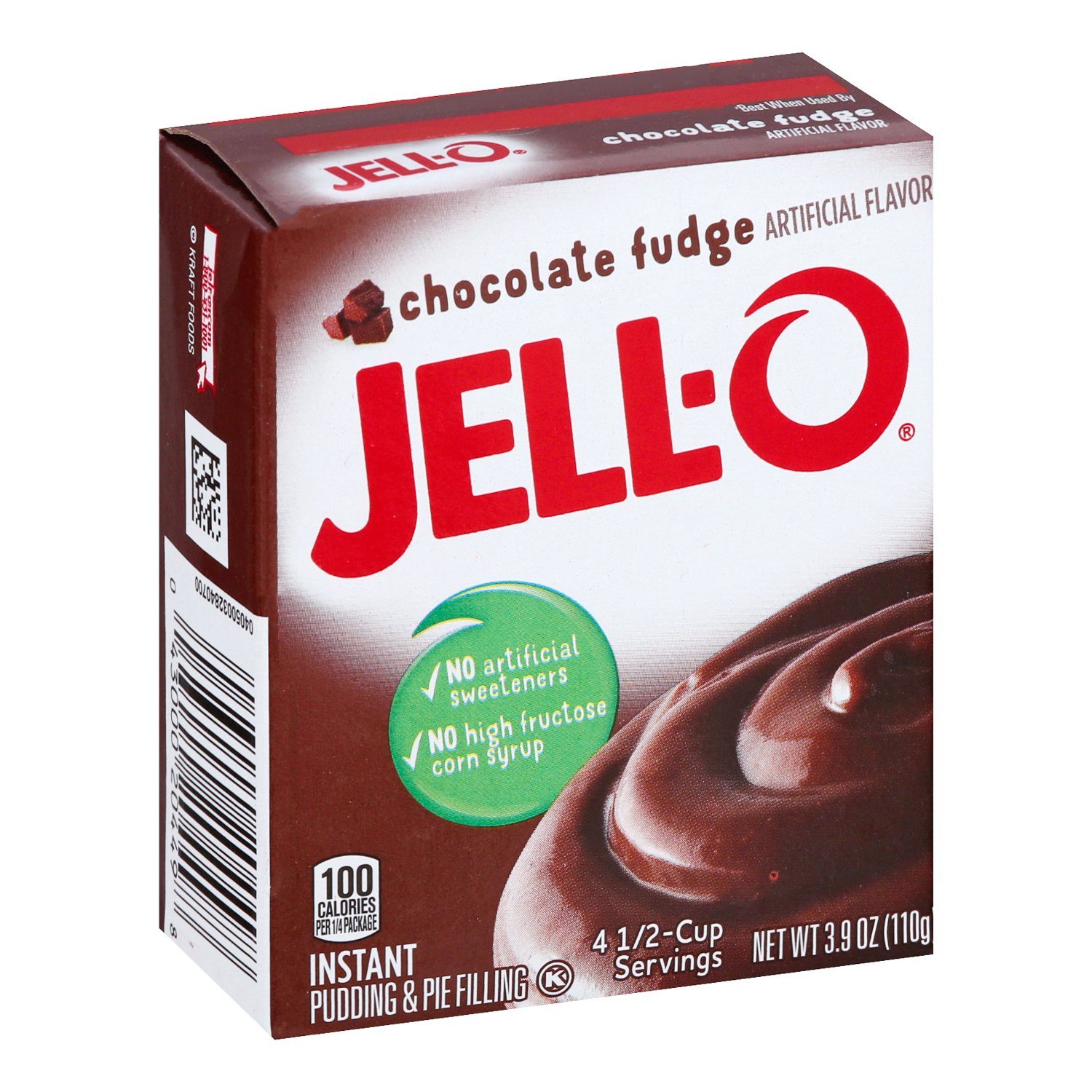 Jell-O Instant Pudding & Pie Filling Mixes Jell-O Chocolate Fudge 3.9 Ounce