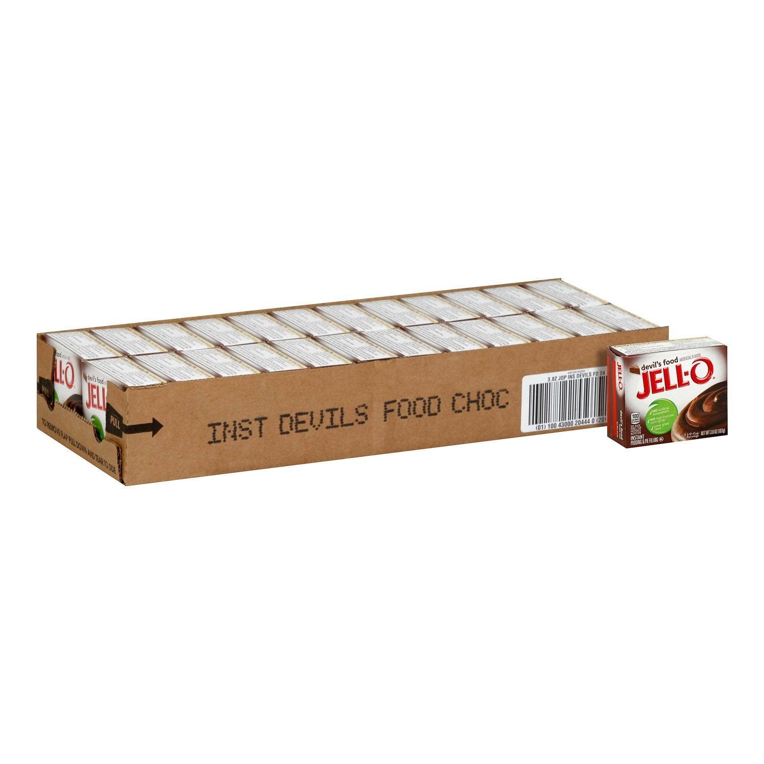 Jell-O Instant Pudding & Pie Filling Mixes Jell-O Devil's Food 3.8 Oz-24 Count