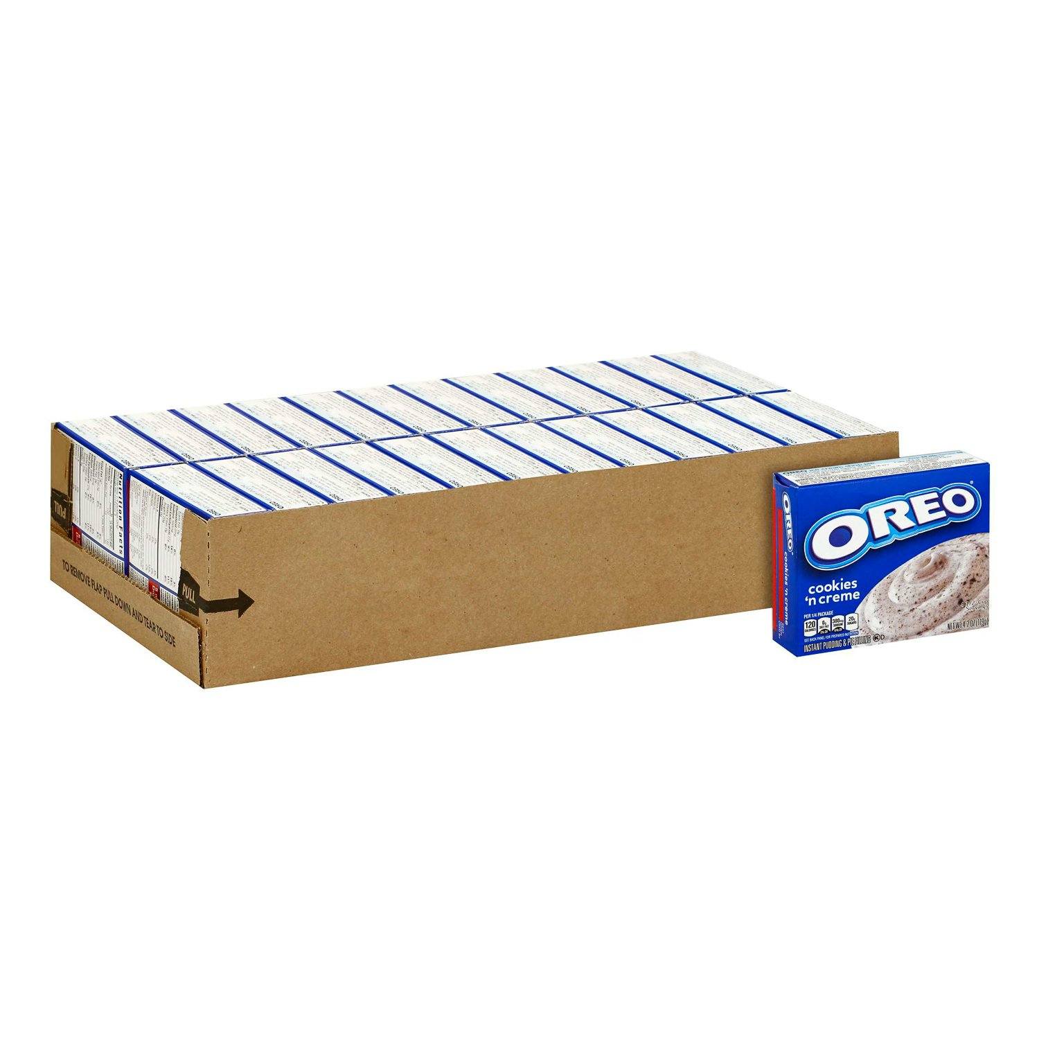 Jell-O Instant Pudding & Pie Filling Mixes Jell-O Oreo cookies 'n cream 4.2 Oz-24 Count