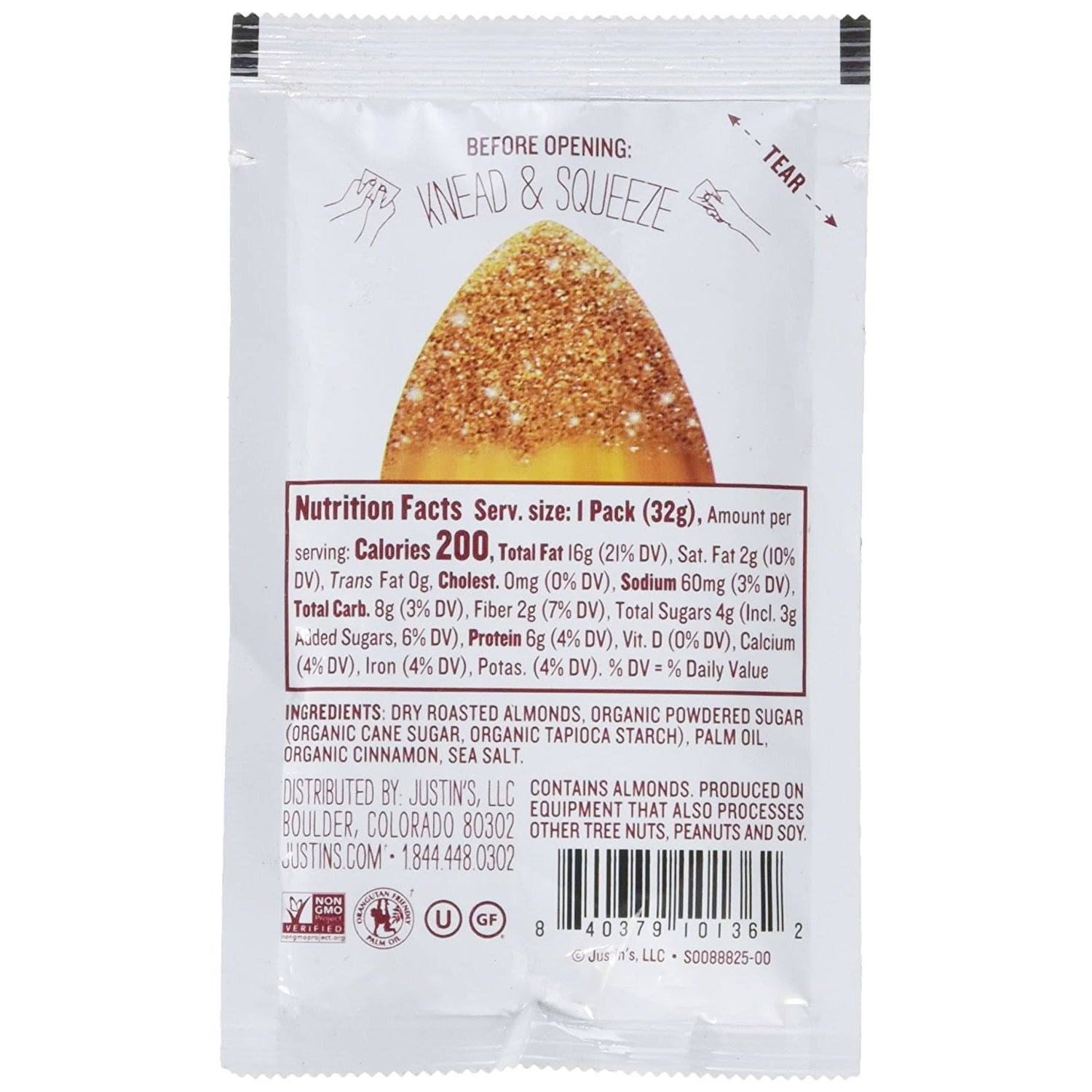 Justin's Nut Butter Squeeze Packs Justin's