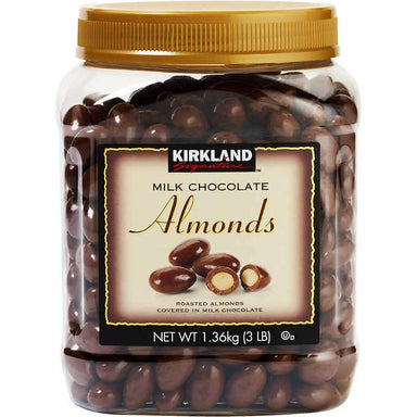 Kirkland Signature Almonds, Milk Chocolate, 3 Pound Kirkland Signature