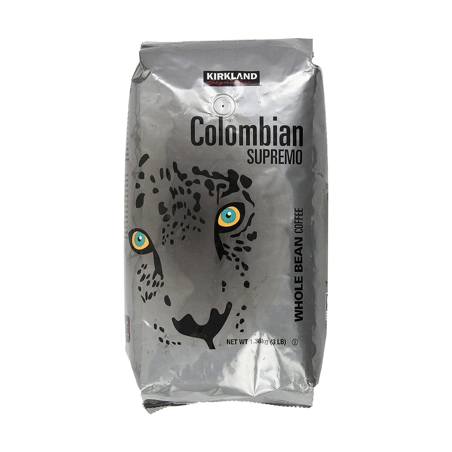 Kirkland Signature Colombian Supremo Coffee, Whole Bean, 3 lbs Kirkland Signature