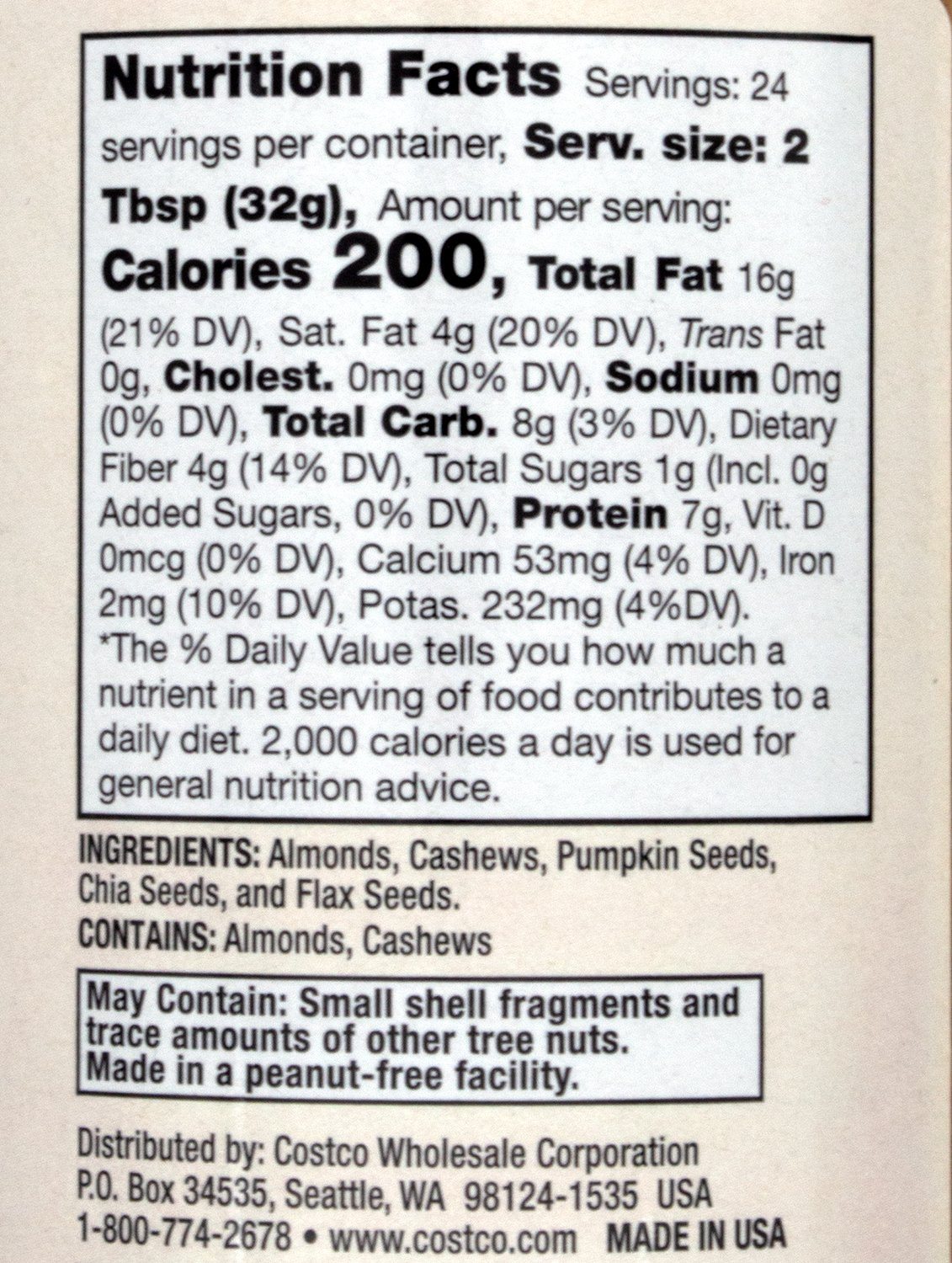 Kirkland Signature Mixed Nut Butter with Seeds Kirkland Signature