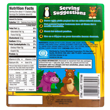 Kirkland Signature Organic Animal Crackers Kirkland Signature
