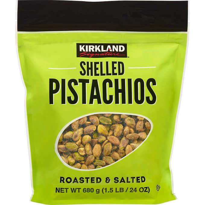 Kirkland Signature Shelled Pistachios, Roasted & Salted, 24 Ounce Kirkland Signature