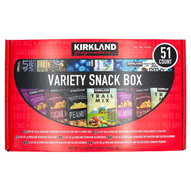 Kirkland Signature Variety Snack Box, 51 Count Kirkland Signature