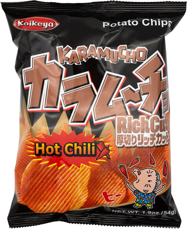 Koikeya Karamucho Potato Chips Koikeya Rich Cut 1.9 Ounce