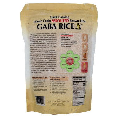 Koshihikari Whole Grain Sprouted Brown Gaba Rice Sun Valley Rice