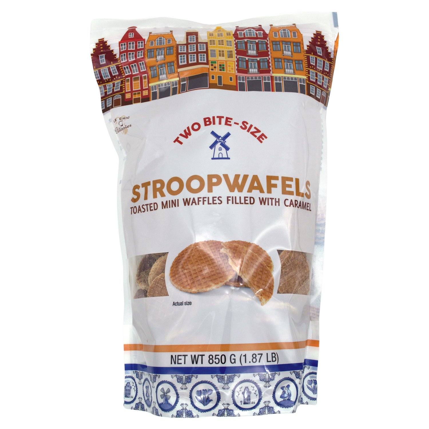 Le Chic Patissier Stroopwafels Le Chic Patissier Two Bite-Size 1.87 Pound