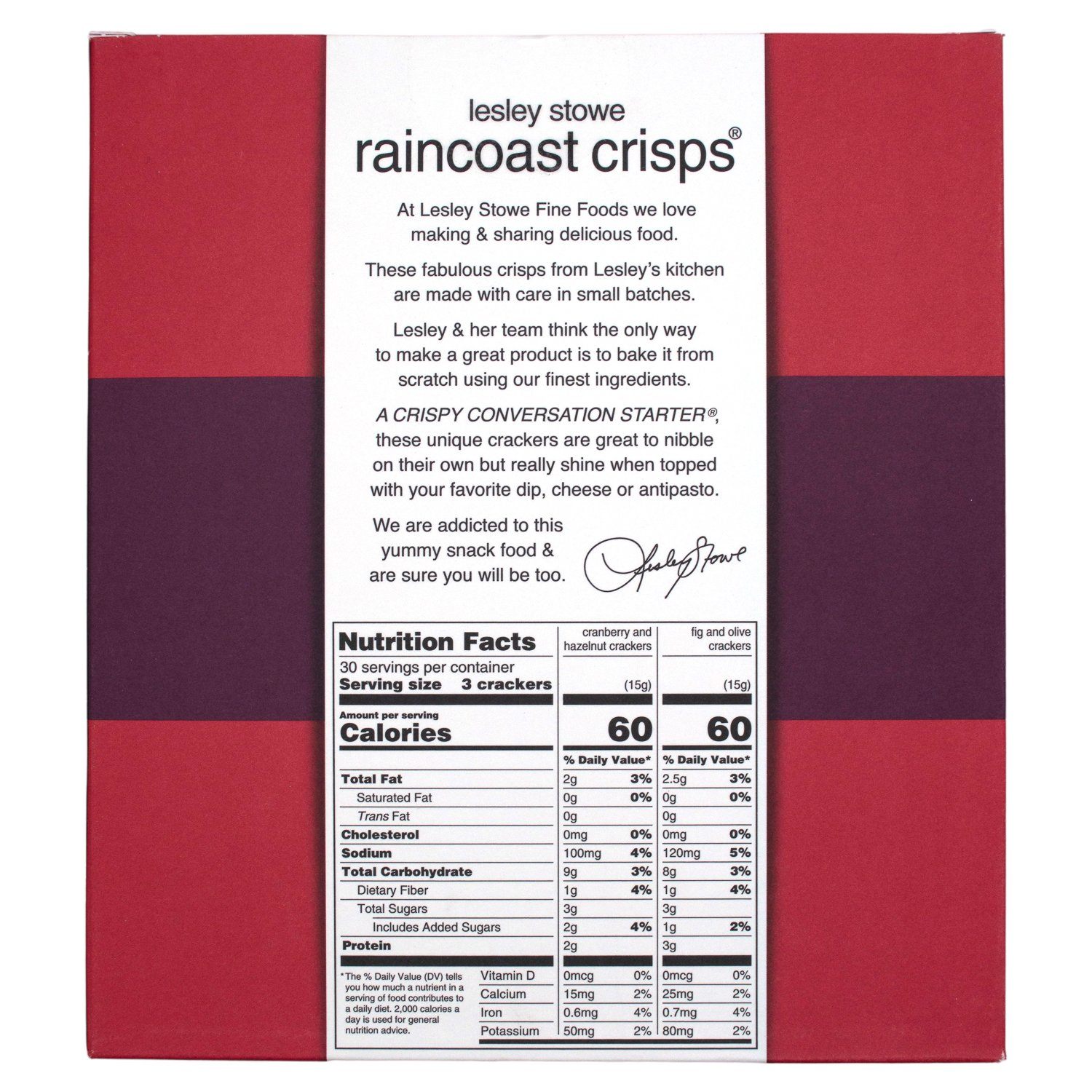 Lesley Stowe Raincoast Crisps Lesley Stowe