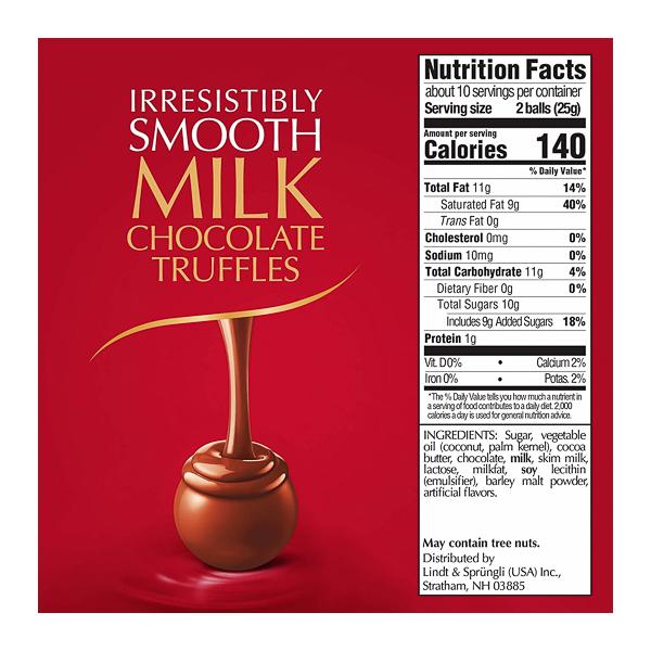 Lindt LINDOR Truffles Meltable Lindt