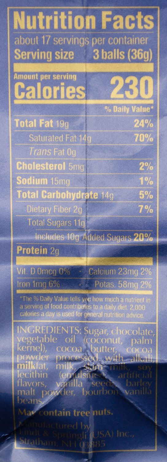 Lindt LINDOR Truffles Meltable Lindt