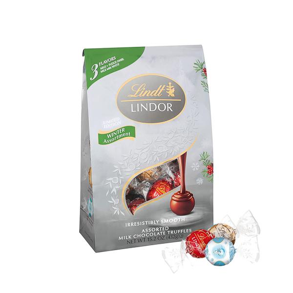 Lindt LINDOR Truffles Meltable Lindt Winter Assortment 15.2 Ounce