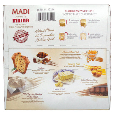 Maina Madi Gran Panettone, Italian Oven Baked Cake Maina