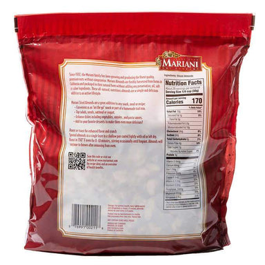Mariani Sliced Premium Almonds, 2 Pound Mariani