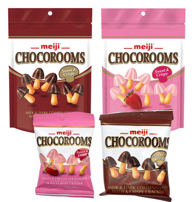 Meiji Chocorooms Crispy Cracker Meiji