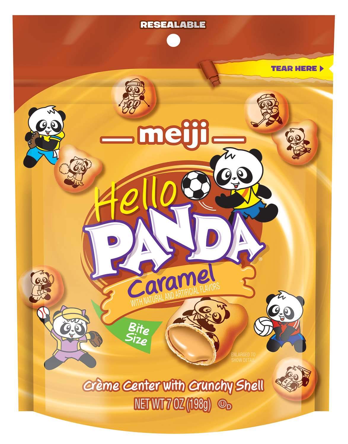 Meiji Hello Panda Cookie Meiji Caramel 7 Ounce