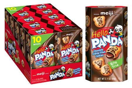 Meiji Hello Panda Cookie Meiji Chocolate 2.1 Oz-10 Count