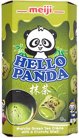 Meiji Hello Panda Cookie Meiji Matcha 2.1 Ounce
